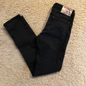 Girls Casey True Religion black jeans